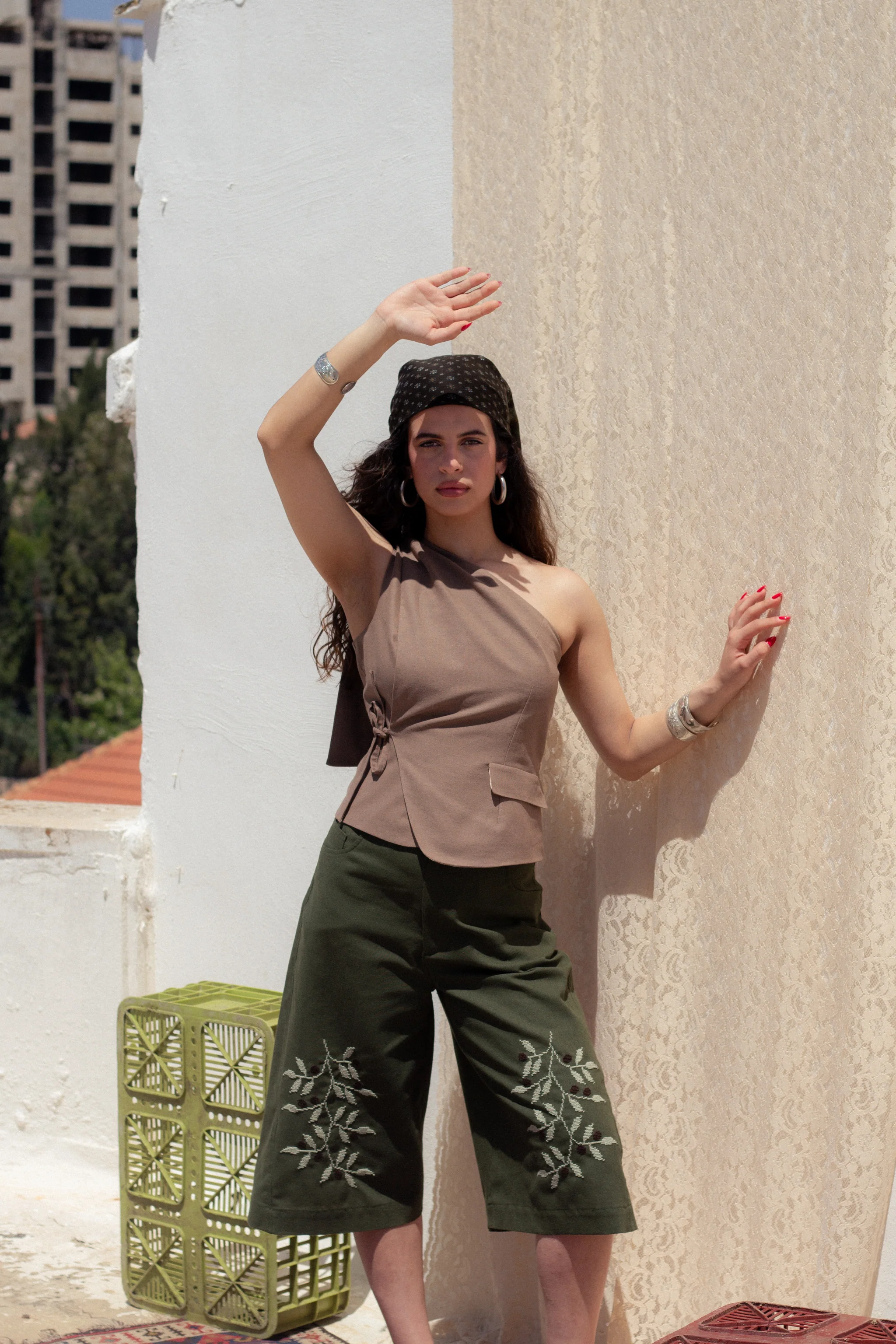 Zada wrap vest (cinnamon) - Image 3